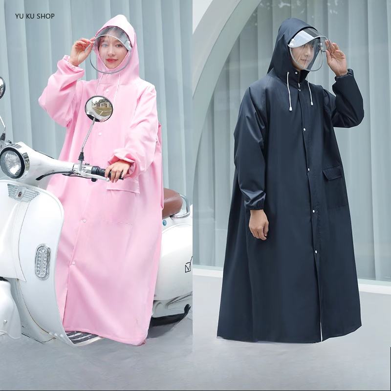 Women'S Fashion Raincoat - Fashion Breathable Long Rain Coat Poncho