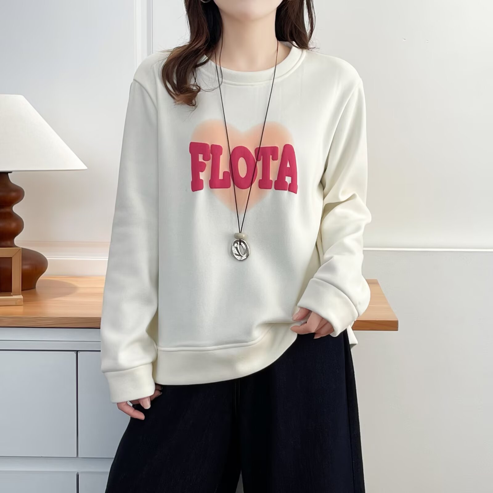 Women'S Fashion Sweatshirts - XXXXL Fashion Plus Size Women's Hoodie