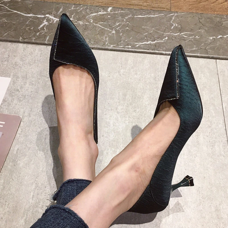 Woman Pumps Sexy Leather Casua - Women'S Fashion Quick Delivery のレビューと価格