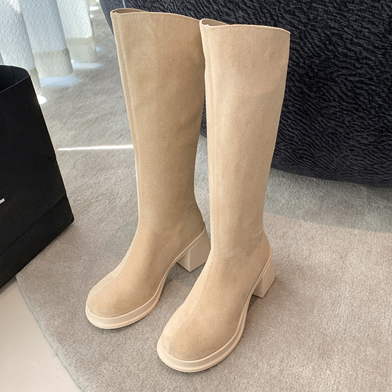 Women’s High Boots Suede High  - Women'S Fashion Winter 2025 のレビューと価格