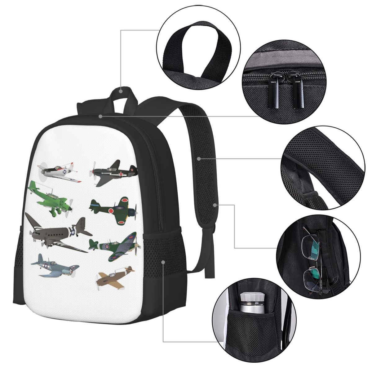 Multiple WW2 Airplanes Student - Women'S Fashion Ww2 のレビューと価格