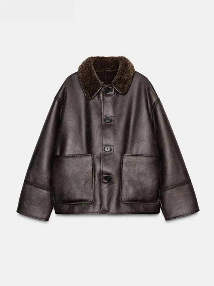 Fashion Double Sided Solid Jac - Women'S Fashion Utility Jacket のレビューと価格