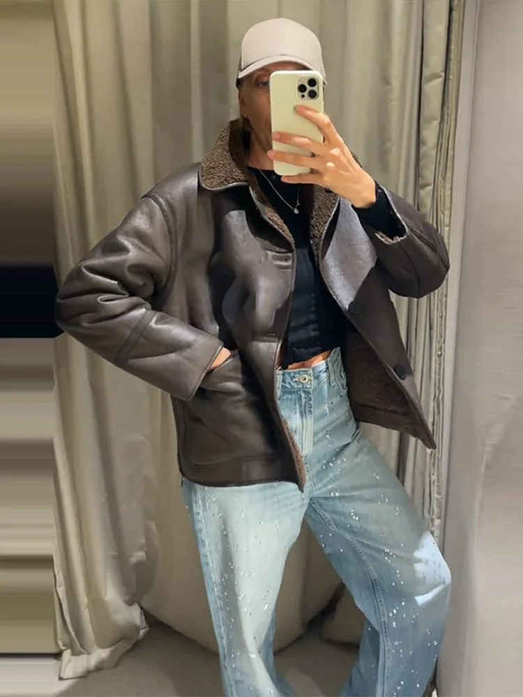 Fashion Double Sided Solid Jac - Women'S Fashion Utility Jacket のレビューと価格