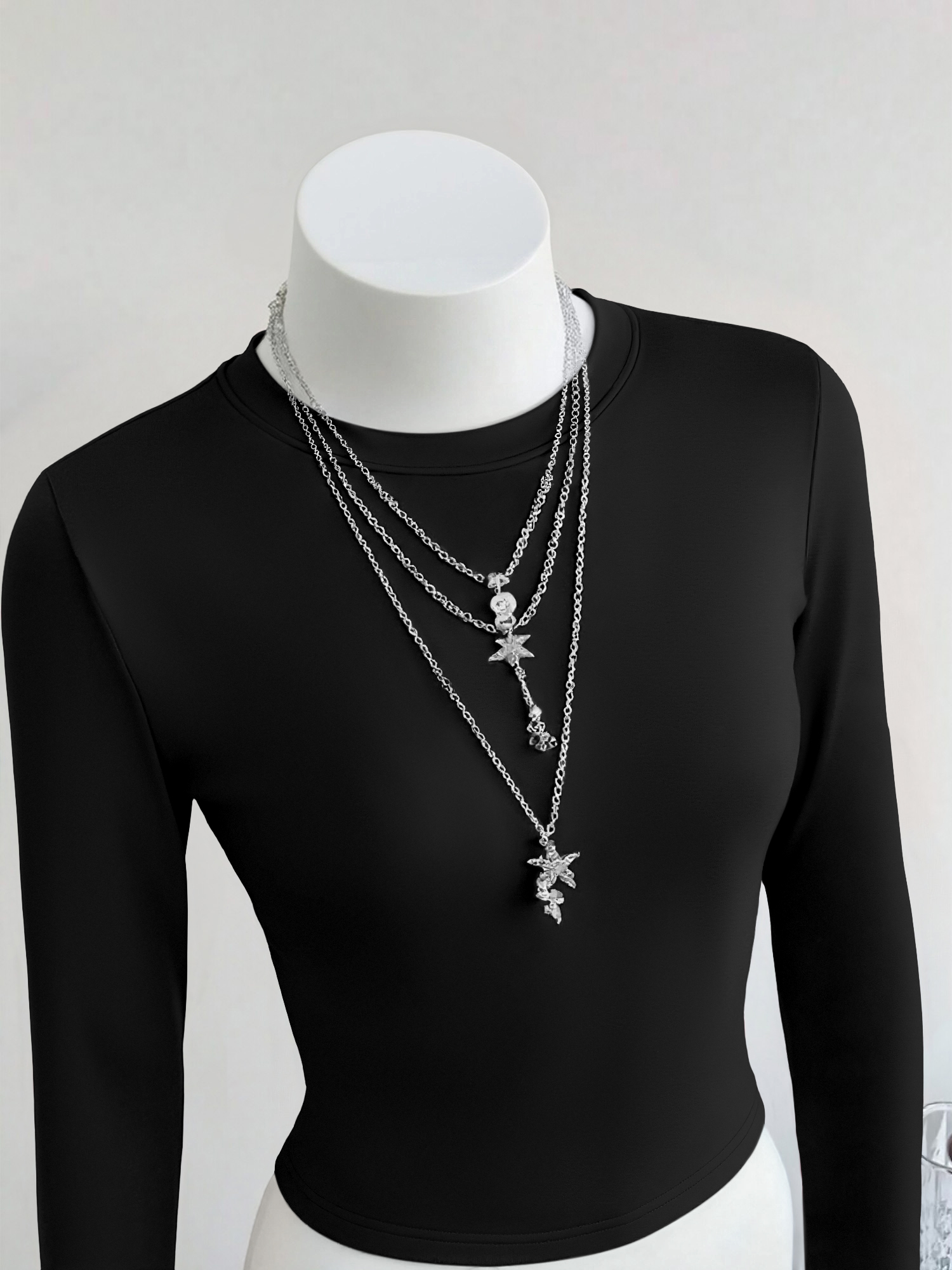 Y2K Cropped Long Sleeve T-Shir - Crop Top Women のレビューと価格