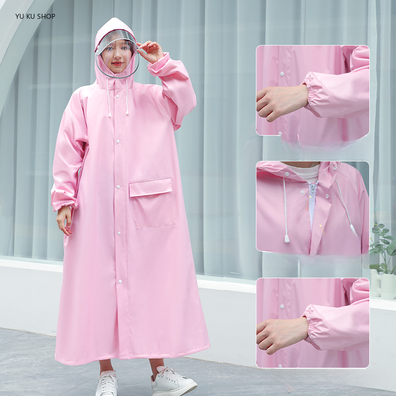 Fashion Breathable Long Rain C - Women'S Fashion Raincoat のレビューと価格