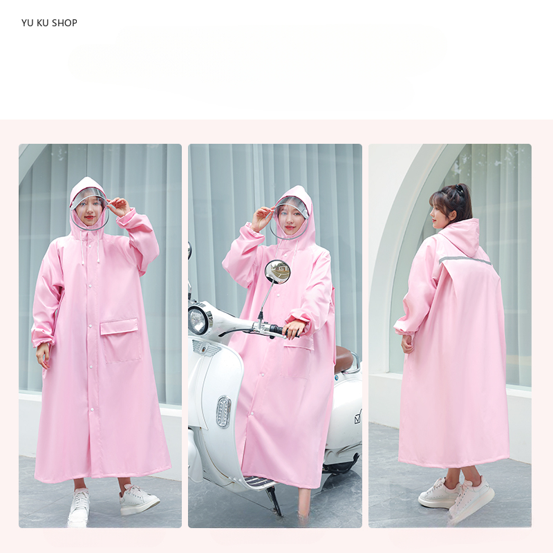 Fashion Breathable Long Rain C - Women'S Fashion Raincoat のレビューと価格