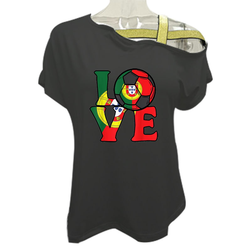 Women Loose Slash Neck T Shirt - Women'S Fashion Portugal のレビューと価格