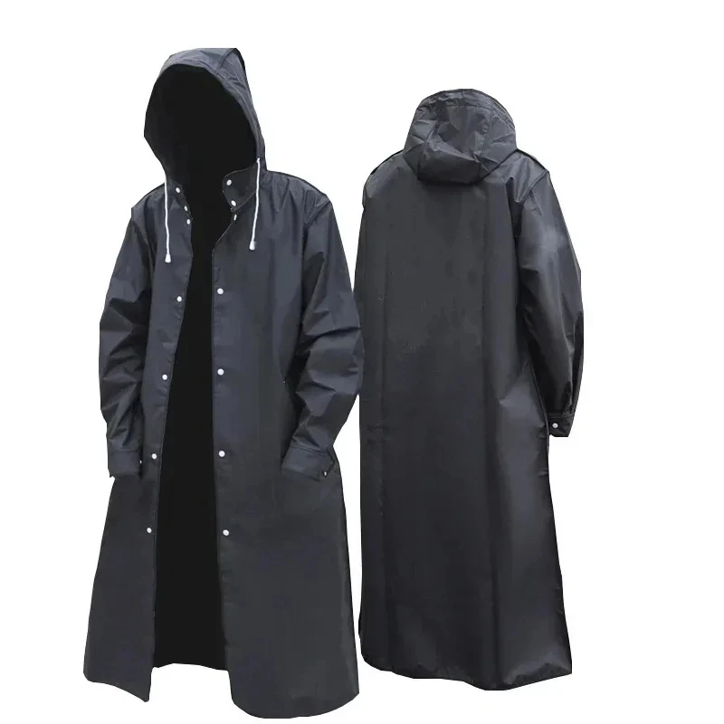 Black Fashion Adult Waterproof - Women'S Fashion Raincoat のレビューと価格