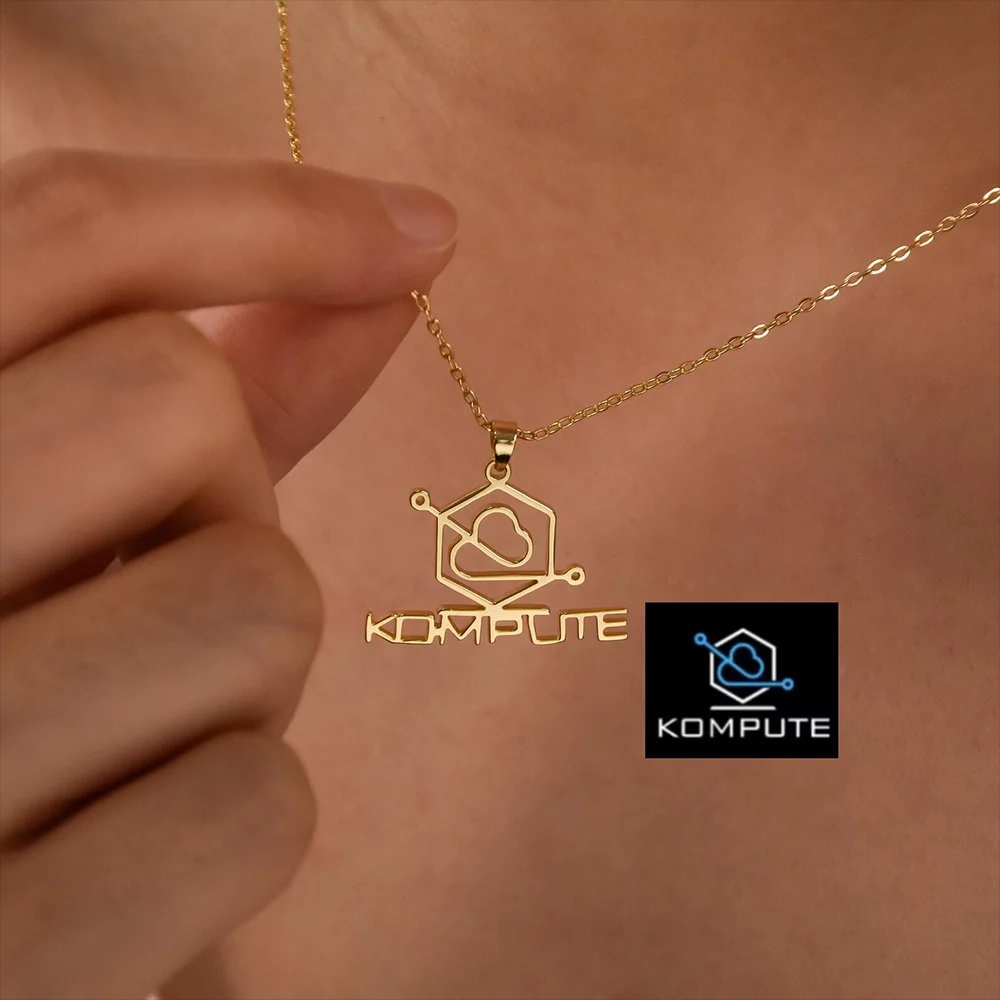 Custom Company Logo Necklace P - Women Fashion Icon のレビューと価格