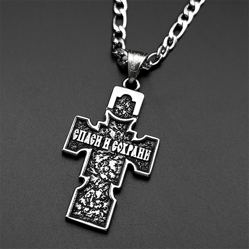 Vintage Orthodox Icon Cross Je - Women Fashion Icon のレビューと価格