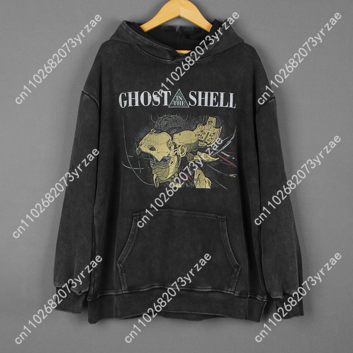 Ghost In The Shell Retro Wash  - Women'S Fashion Sweatshirts のレビューと価格