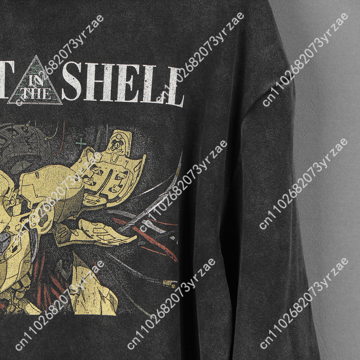 Ghost In The Shell Retro Wash  - Women'S Fashion Sweatshirts のレビューと価格