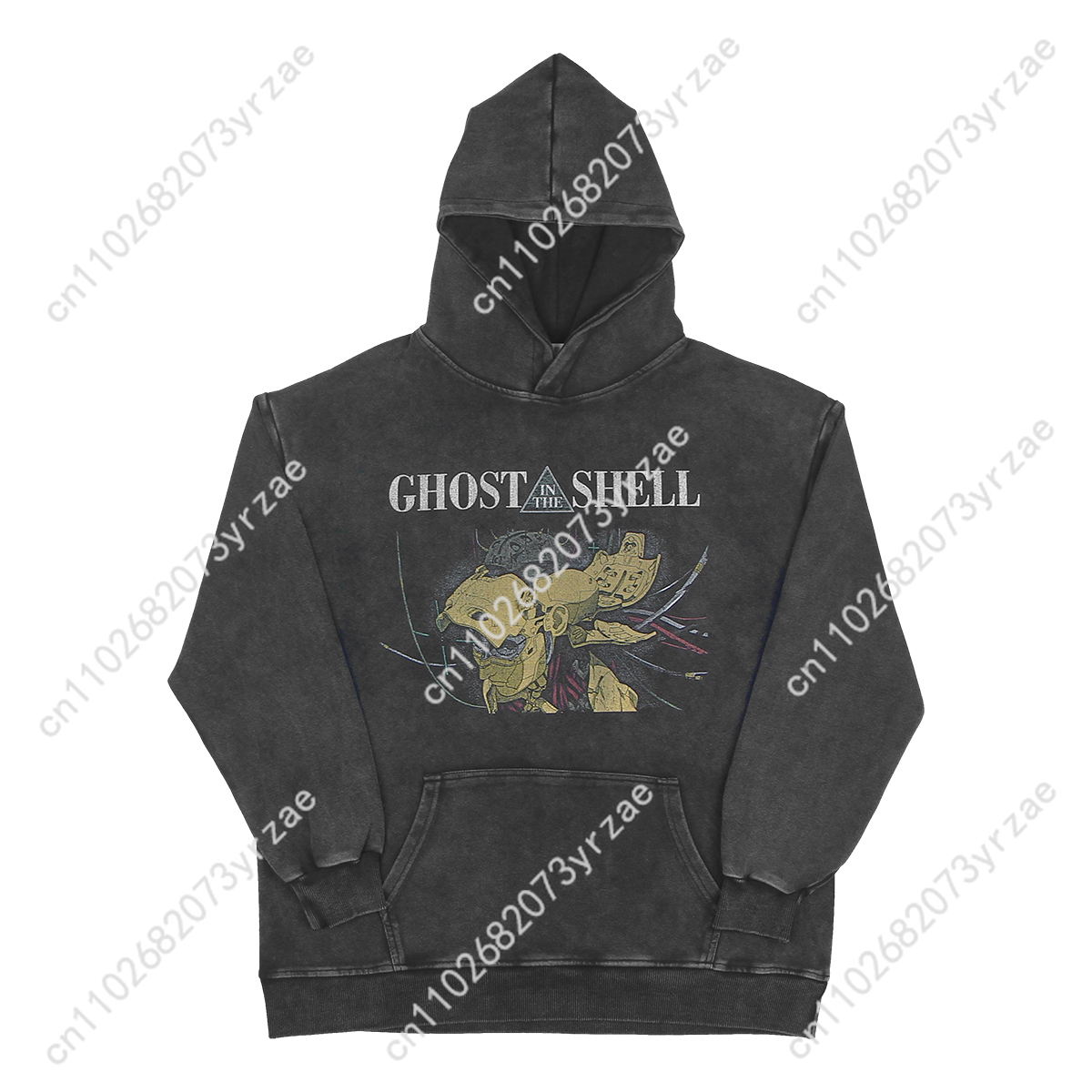 Ghost In The Shell Retro Wash  - Women'S Fashion Sweatshirts のレビューと価格