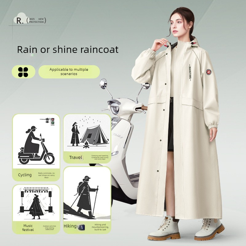 HOT Raincoat Long Full Body Wa - Women'S Fashion Raincoat のレビューと価格