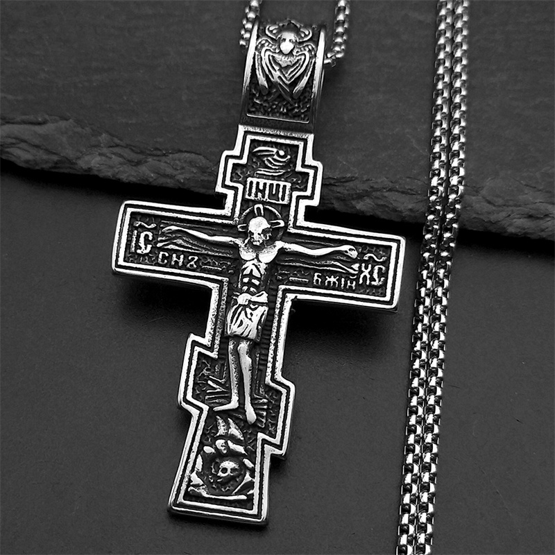 Orthodox Icon Cross Statue Cru - Women Fashion Icon のレビューと価格