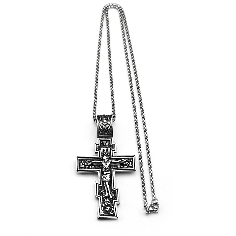 Orthodox Icon Cross Statue Cru - Women Fashion Icon のレビューと価格