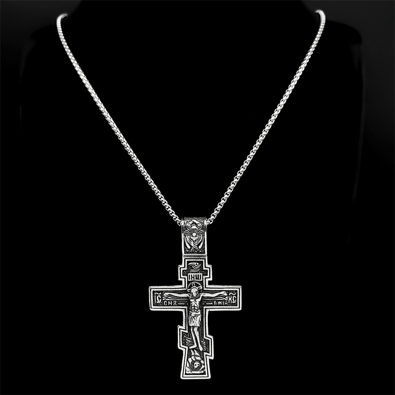 Orthodox Icon Cross Statue Cru - Women Fashion Icon のレビューと価格