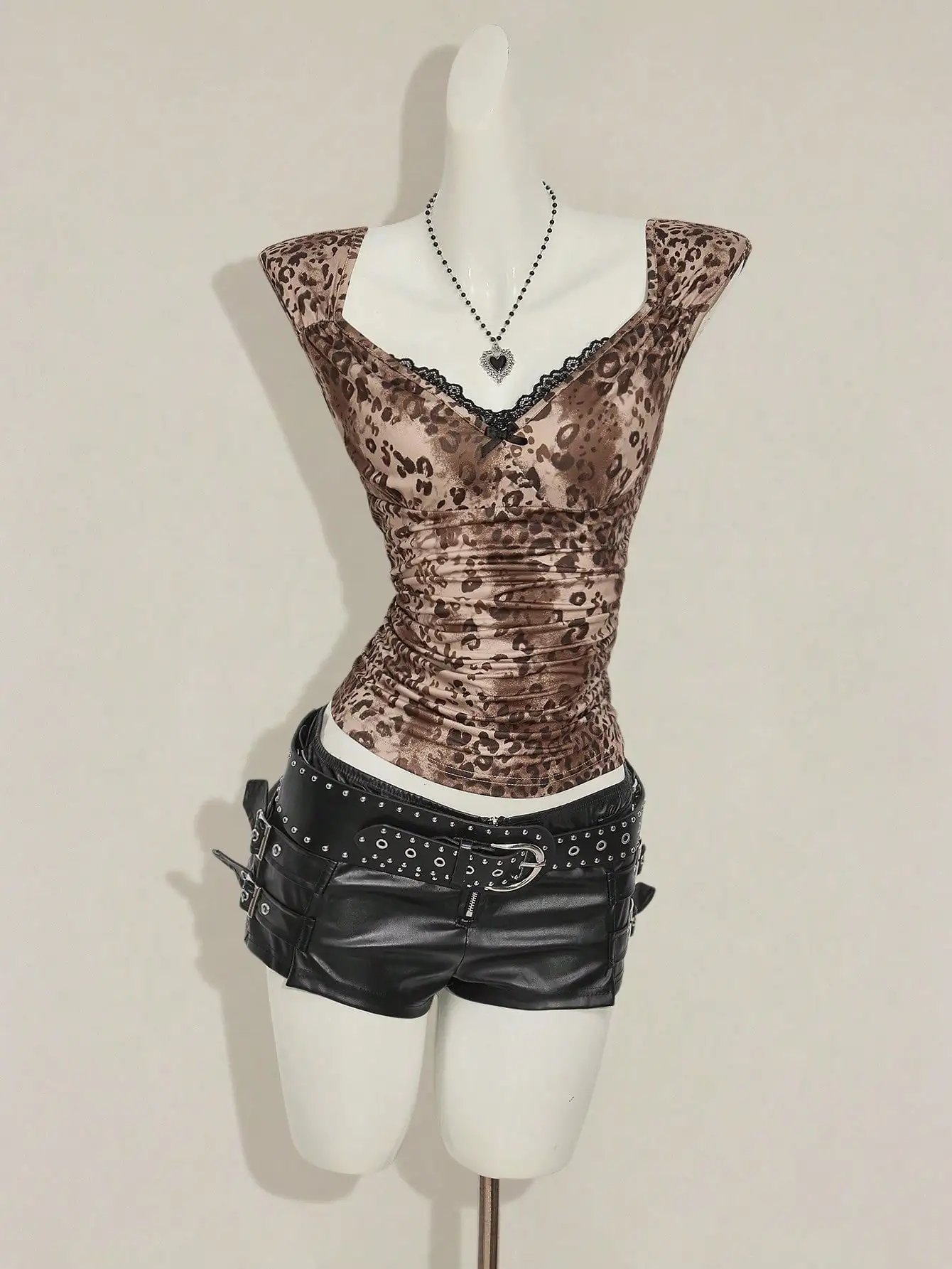 ICON Women's Leopard Print Con - Women Fashion Icon のレビューと価格