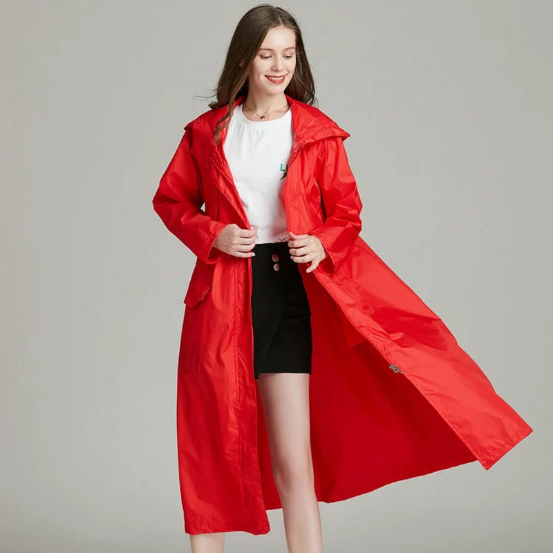Women Lightweight Red Black Br - Women'S Fashion Raincoat のレビューと価格