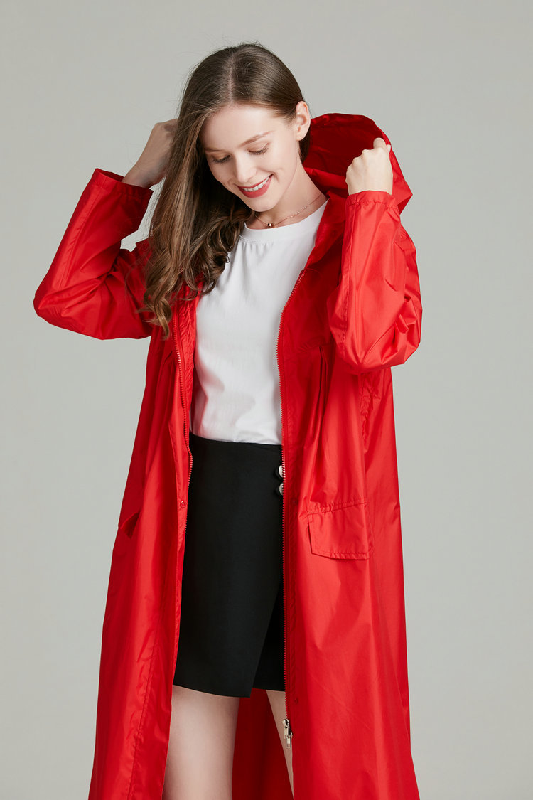 Women Lightweight Red Black Br - Women'S Fashion Raincoat のレビューと価格