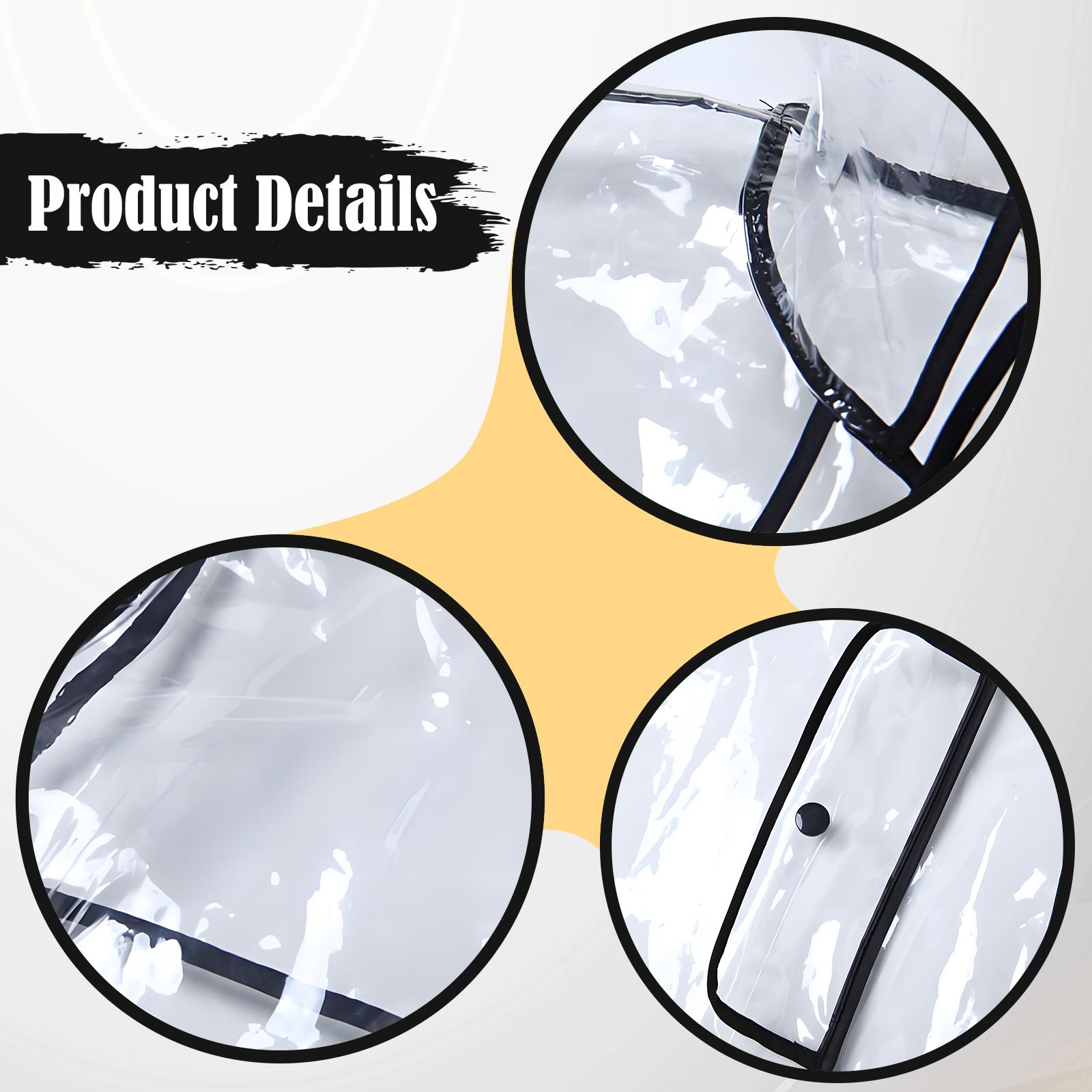 Super Transparent Raincoat Wat - Women'S Fashion Raincoat のレビューと価格