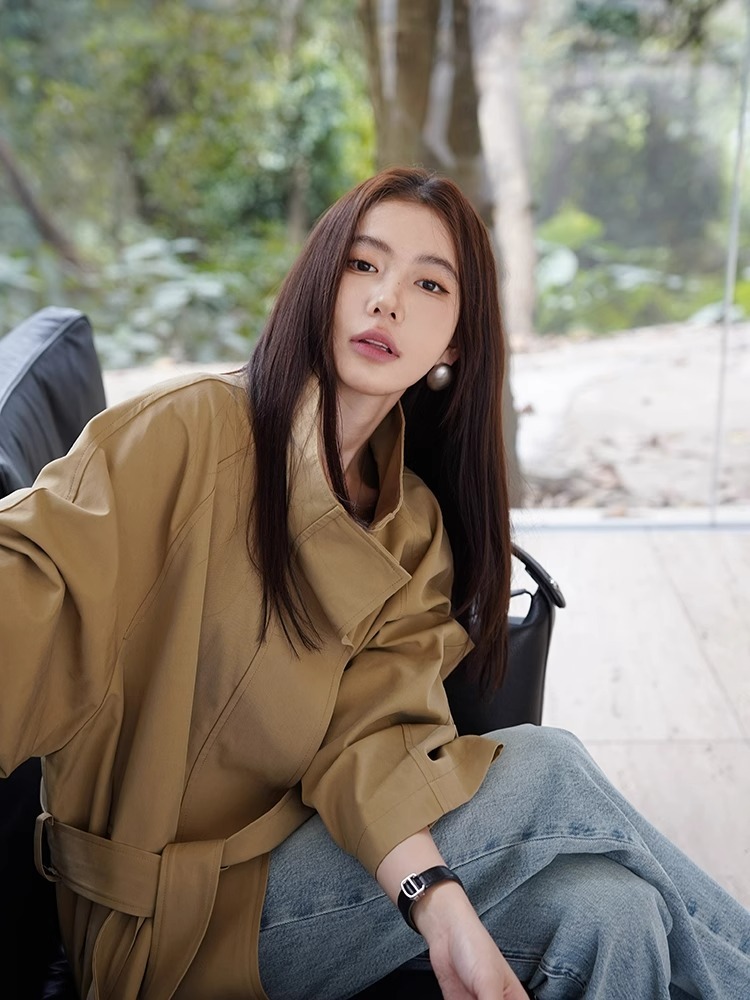 Brown Trench Women'S Fashionab - Women'S Fashion Raincoat のレビューと価格