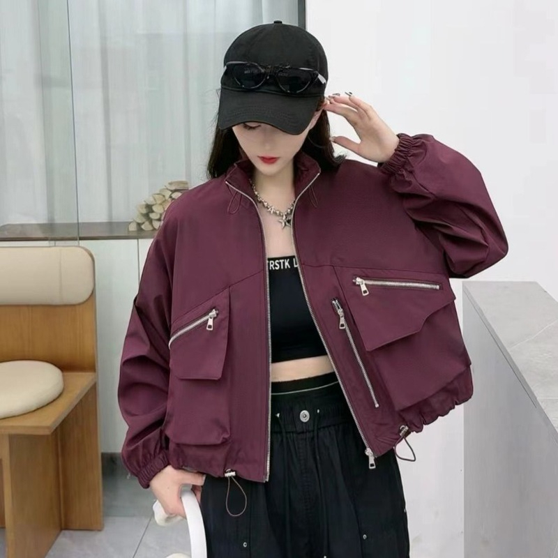 2025 Spring Autumn Korean Fash - Women'S Fashion Utility Jacket のレビューと価格