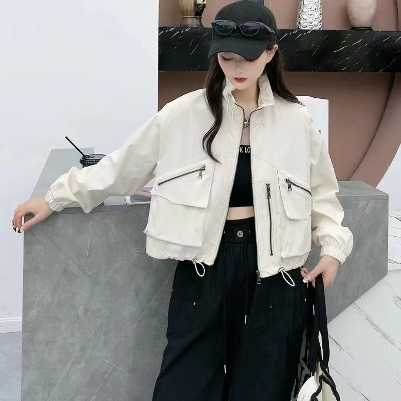 2025 Spring Autumn Korean Fash - Women'S Fashion Utility Jacket のレビューと価格