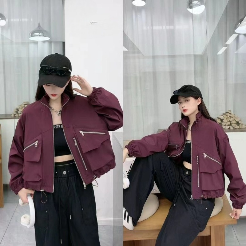 2025 Spring Autumn Korean Fash - Women'S Fashion Utility Jacket のレビューと価格