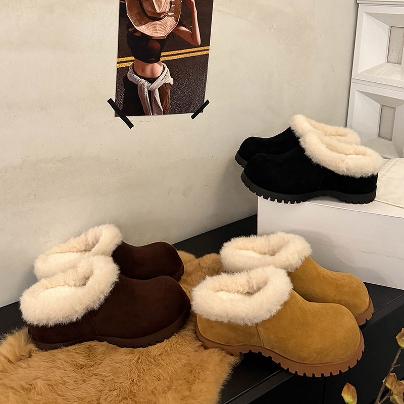 Women Fluffy Mules Shoes Flats - Women'S Fashion Winter 2025 のレビューと価格