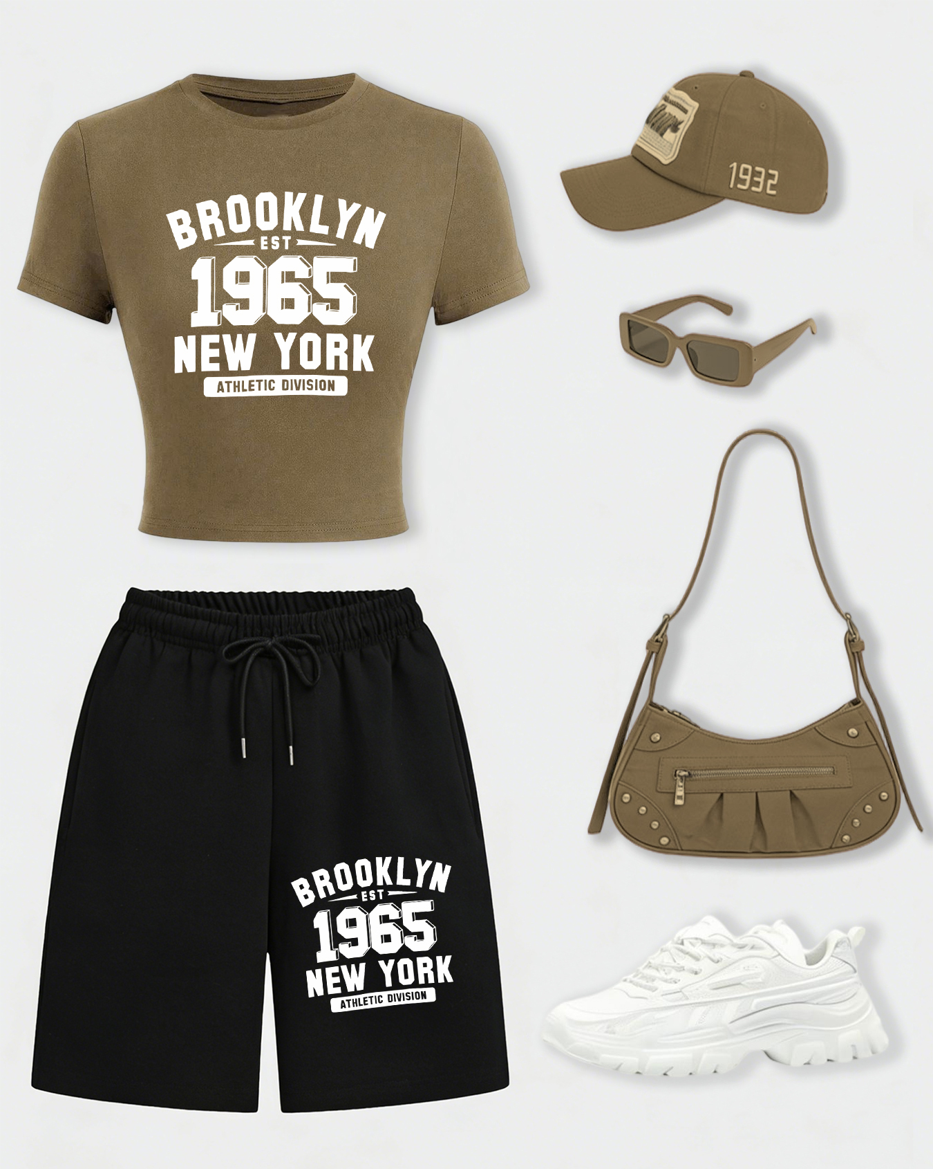 New York City Brooklyn 1965 Pr - Crop Top Women のレビューと価格