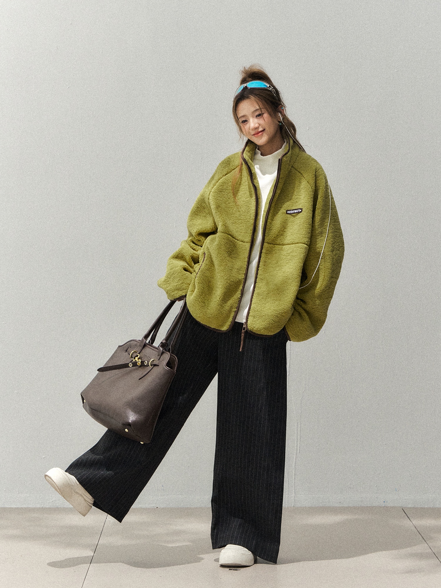 Lamb Wool et Oversized Woman C - Women'S Fashion Utility Jacket のレビューと価格