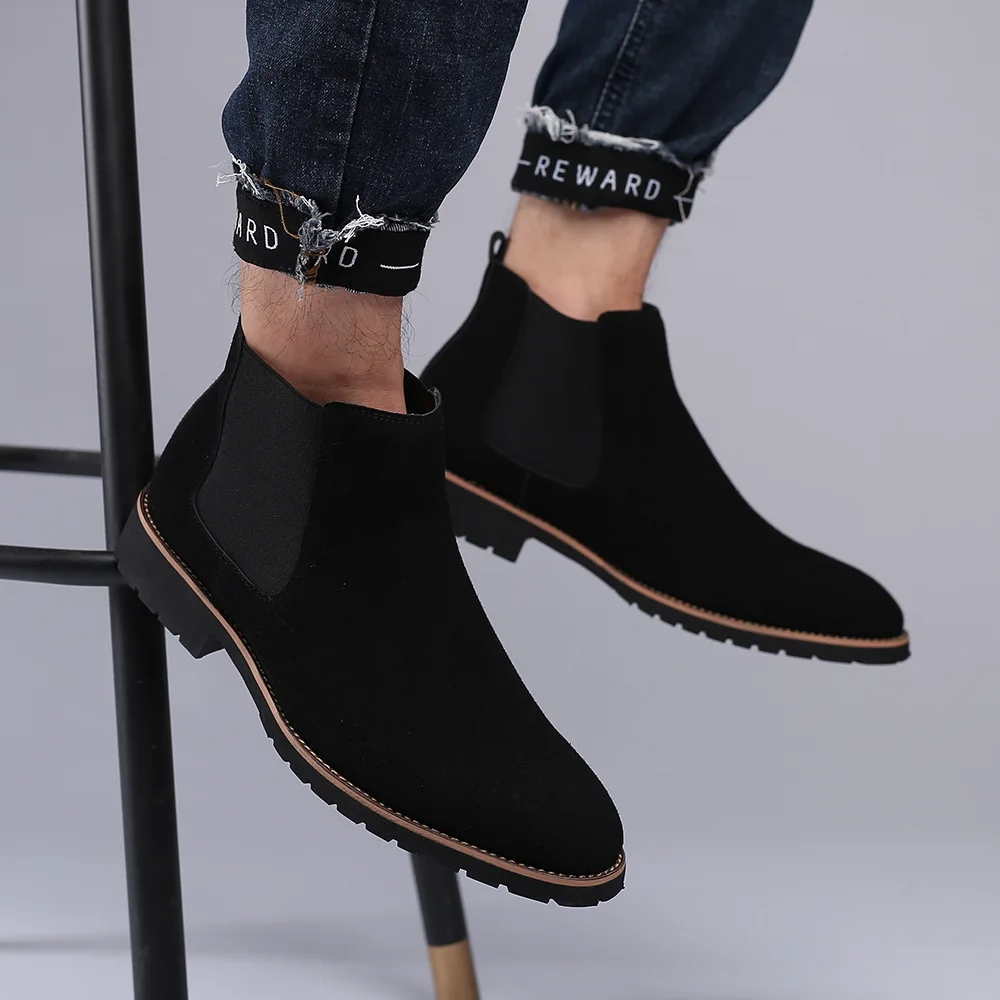 Men Ankle Boots British Style  - Women'S Fashion Winter 2025 のレビューと価格