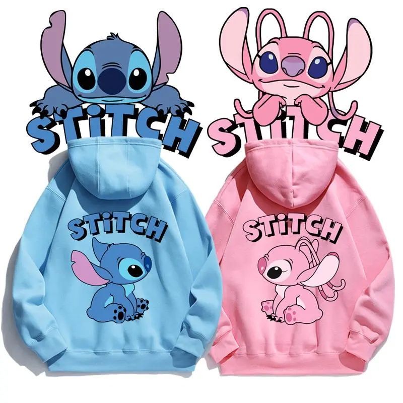 Cartoon Stitch Hoodie Loose Lo - Women'S Fashion Sweatshirts のレビューと価格