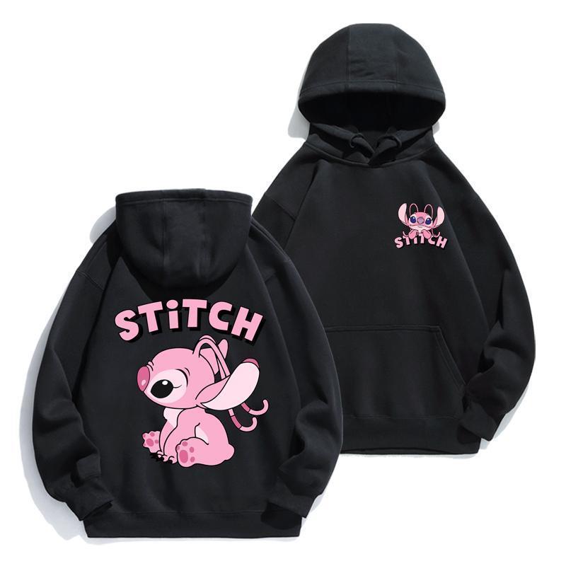 Cartoon Stitch Hoodie Loose Lo - Women'S Fashion Sweatshirts のレビューと価格