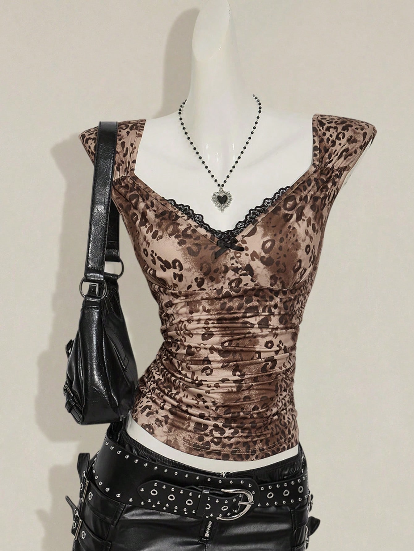 ICON Women's Leopard Print Con - Women Fashion Icon のレビューと価格