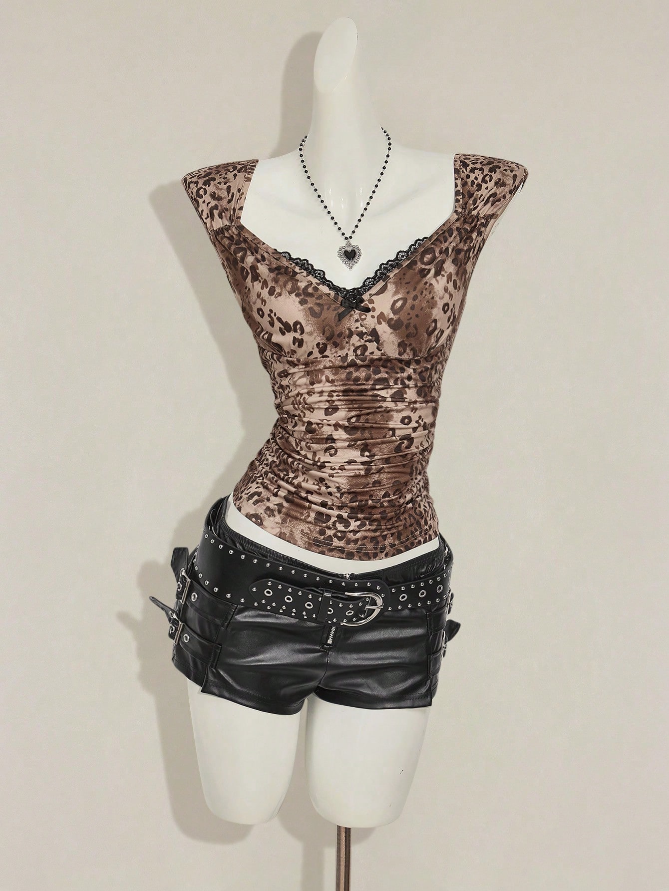 ICON Women's Leopard Print Con - Women Fashion Icon のレビューと価格