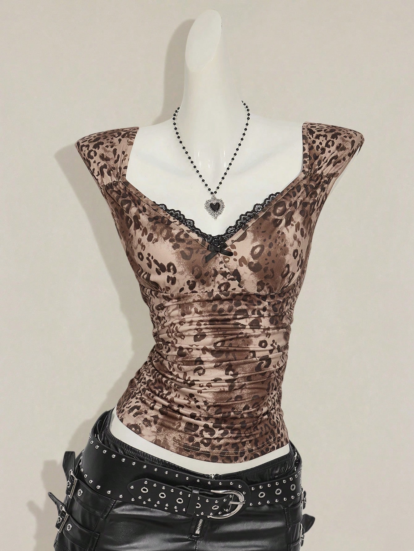 ICON Women's Leopard Print Con - Women Fashion Icon のレビューと価格