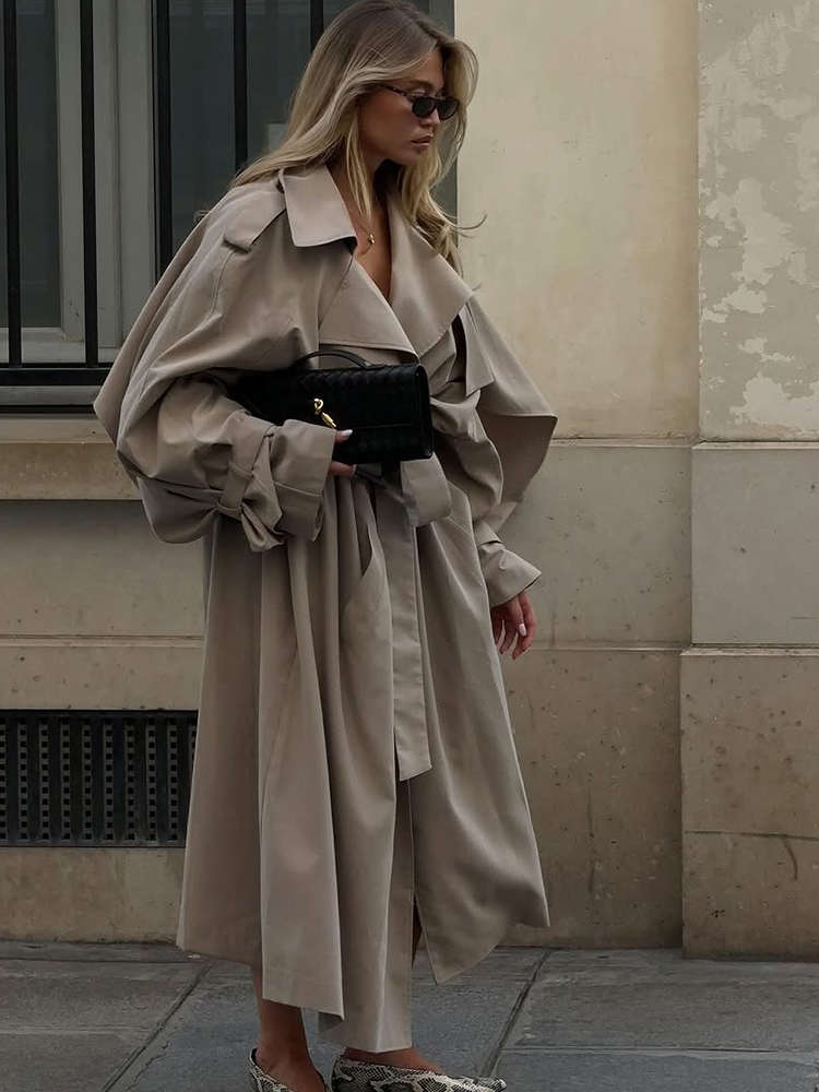 Women's Lace Up Long Trench Co - Women'S Fashion Raincoat のレビューと価格