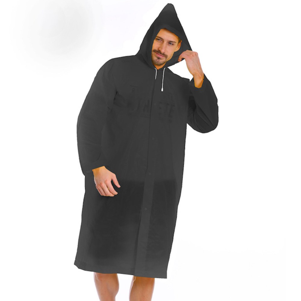 Black Fashion Adult Waterproof - Women'S Fashion Raincoat のレビューと価格