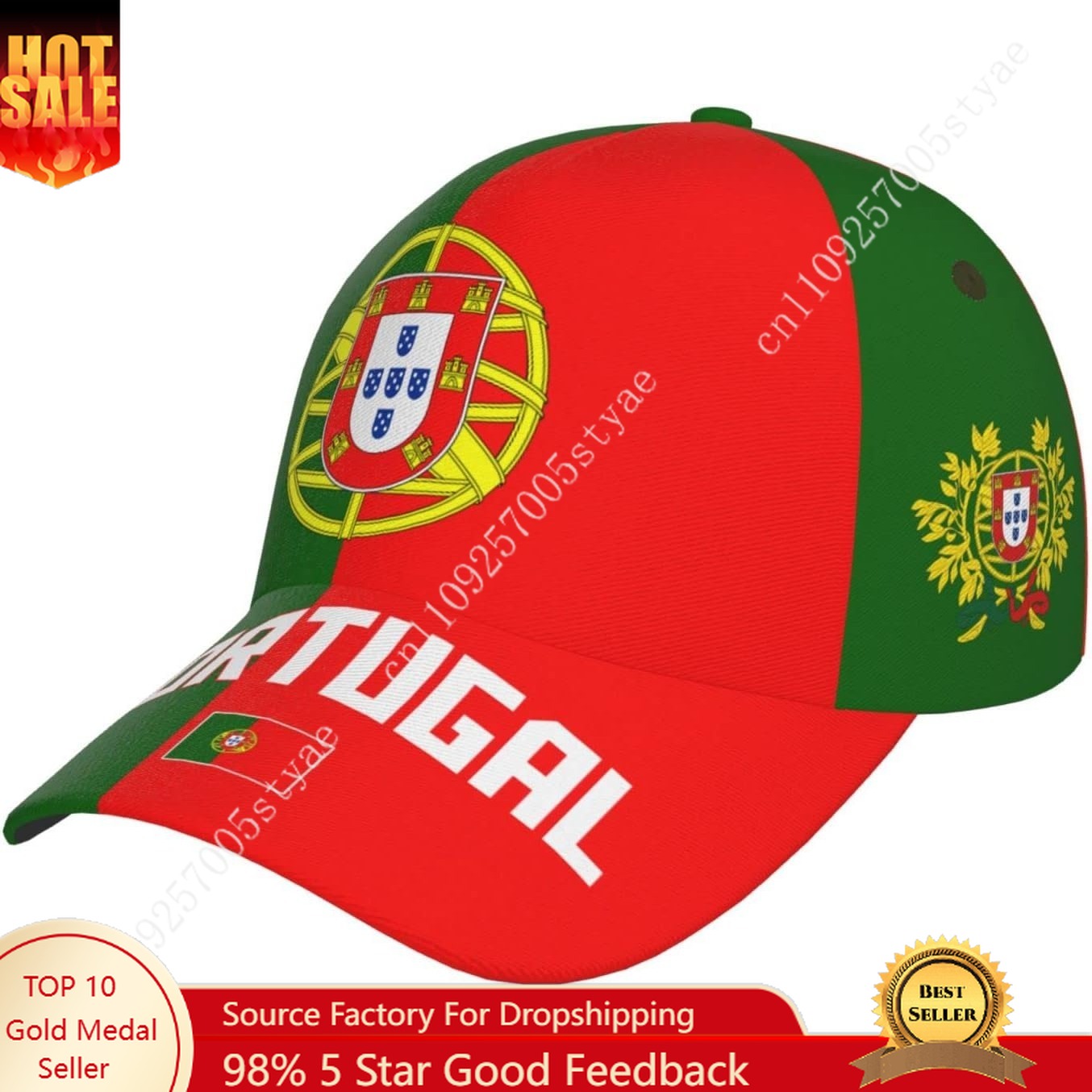 Portugal Flag Hat Man Woman Ba - Women'S Fashion Portugal のレビューと価格