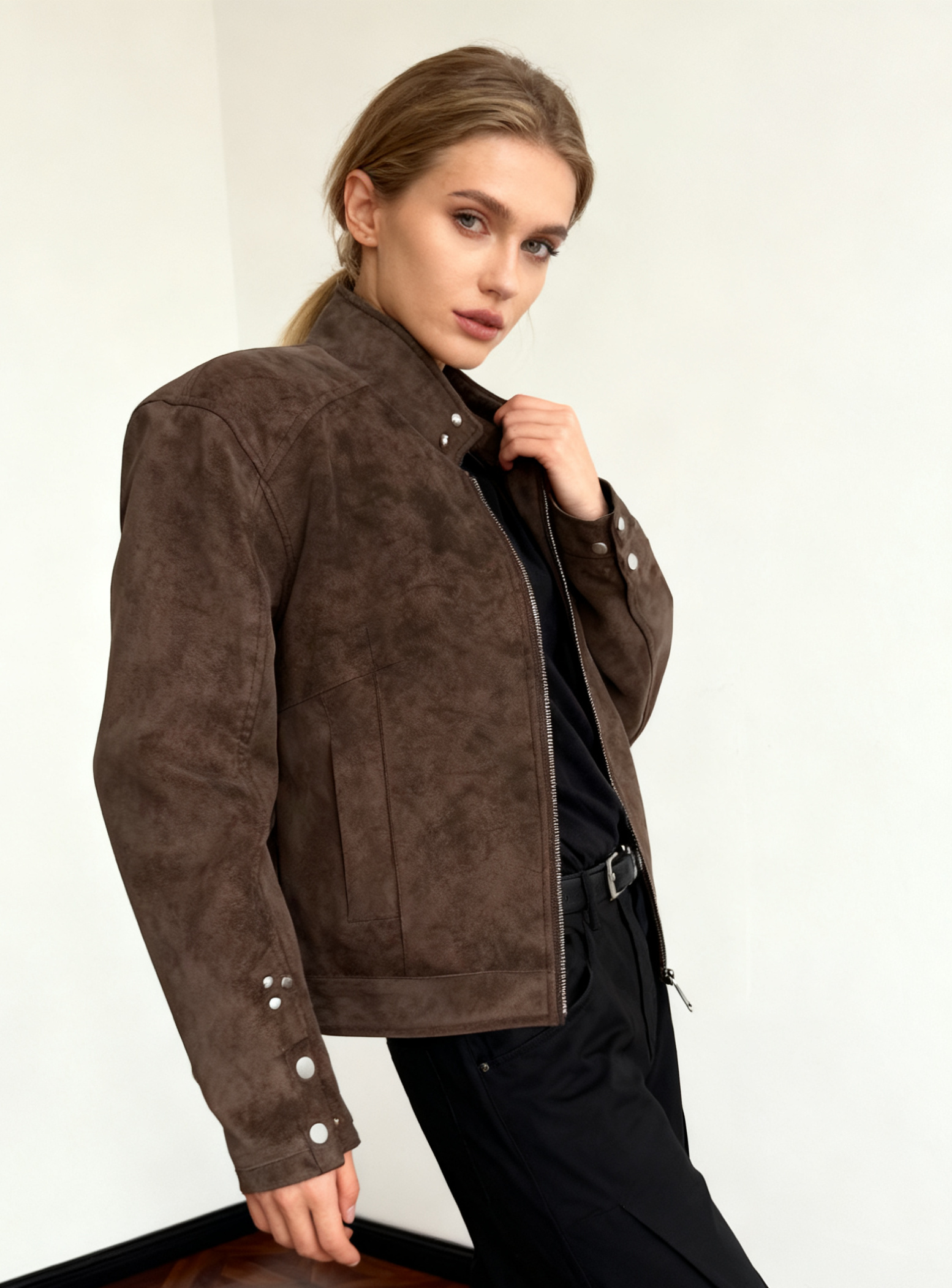 Biker Jackets Womens Jacket El - Women'S Fashion Utility Jacket のレビューと価格